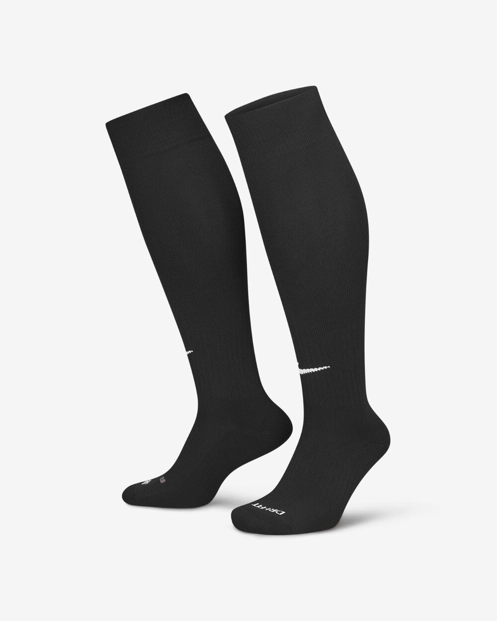 Nike Classic 2 Over The Calf Men’s Black Dri-Fit Socks SX5728-010 Size L New